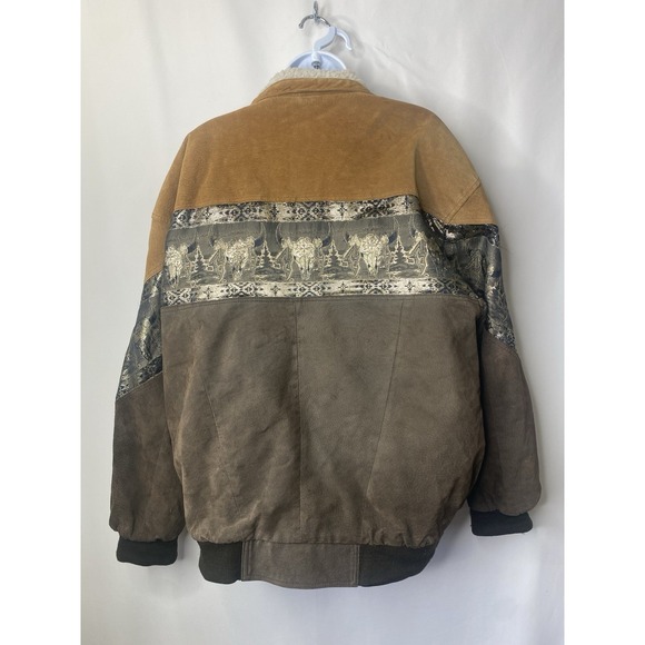 Vintage De Piel Womens Leather Jacket Size Large Southwestern Country Girl Fall - Picture 7 of 12